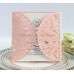 Square Wedding Card Invitation Laser Butterfly Pattern Wholesale 